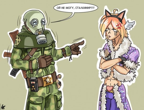 Сталкер МОНОЛИТОВЕЦ рисунок