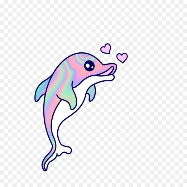 Наклейка Дельфин