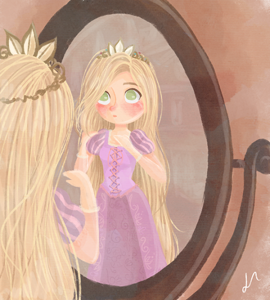 Рапунцель маленькая арт
