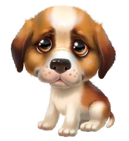 Мультяшные щеночки