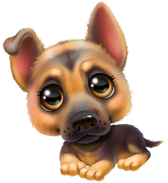 Милые мультяшные собаки