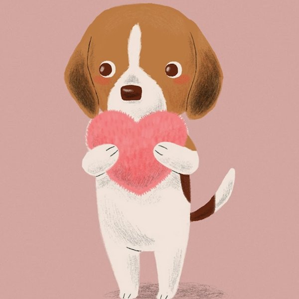 Милые щенки мультяшные