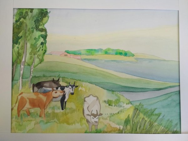 Пейзаж дали моей Родины