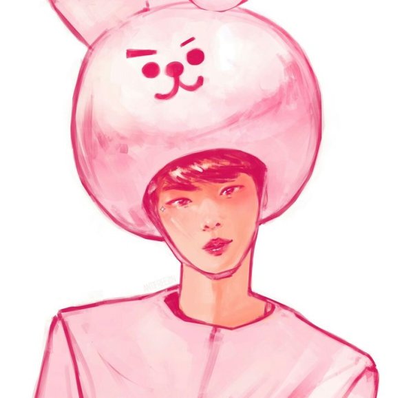 Джин мультяшный BTS