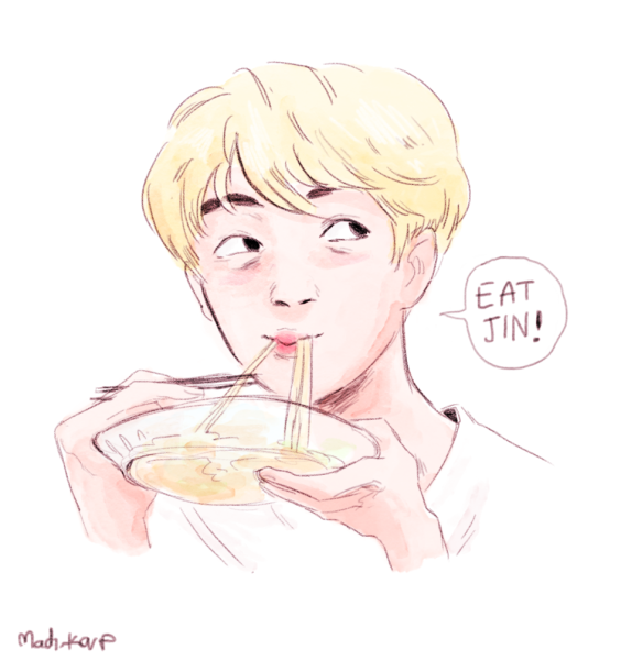 БТС Намджун мультяшный