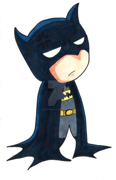 Бэтмен Чиби арт