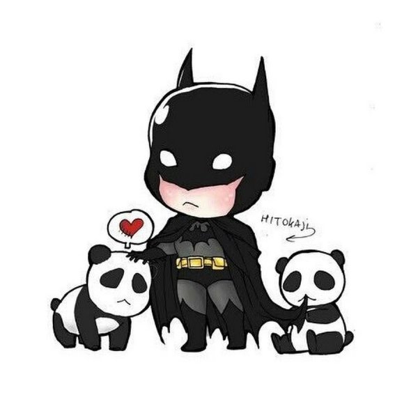 Милый рисунок Бэтмена