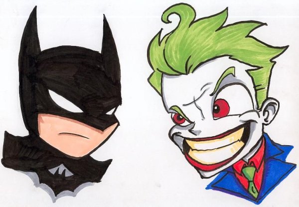 Бэтмен и Джокер Чиби