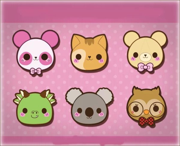 Кавайные мордочки животных