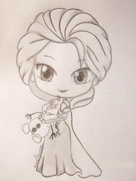 Чиби Эльза из холодного сердца