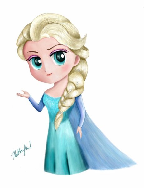 Чиби Эльза из холодного сердца