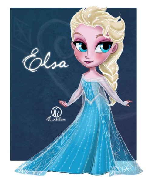 Рисунки Эльзы в скетчбук
