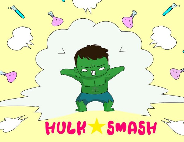 Чиби Марвел Халк