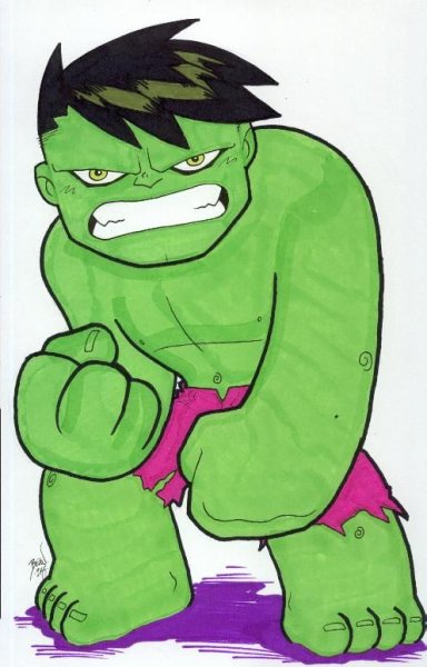 Рисунки Марвел Халк