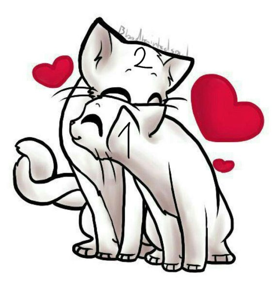 Котики любовь мультяшные