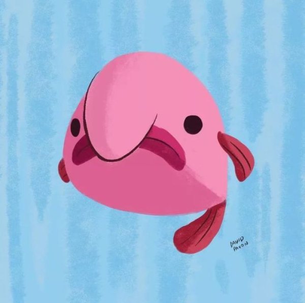 Рыба капля арт