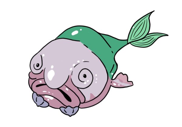 Рыба капля арт