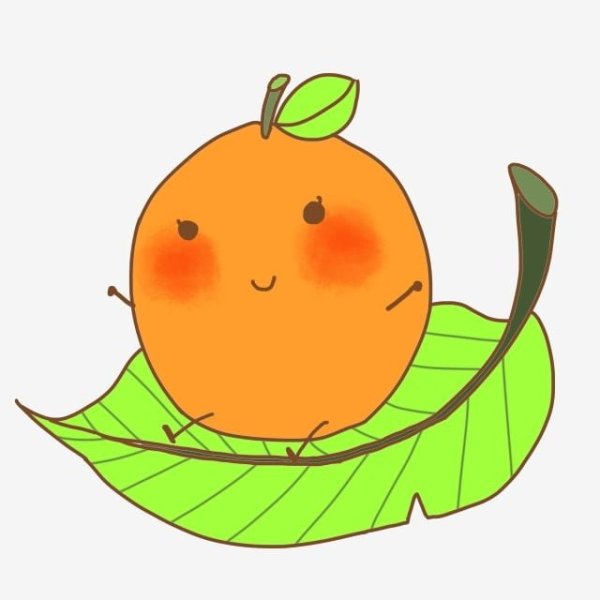 Апельсин рисунок милый