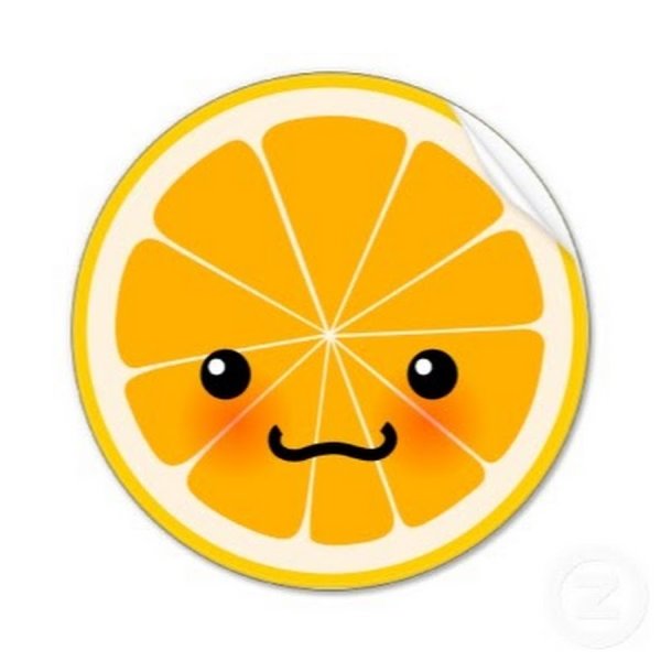 Кавайные апельсин