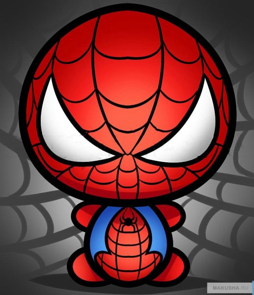 Человек паук кавай