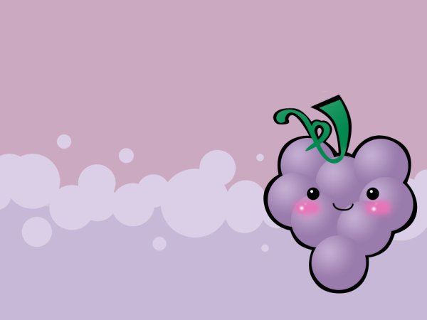 Кавайные виноград