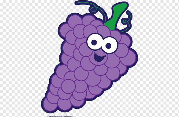 Милый рисунок винограда