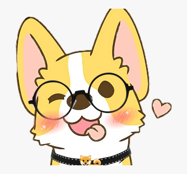 Корги Каваи Стикеры