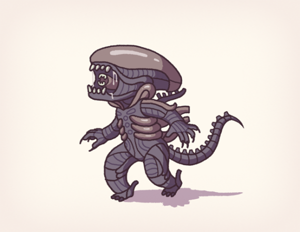 Чужой мультяшный