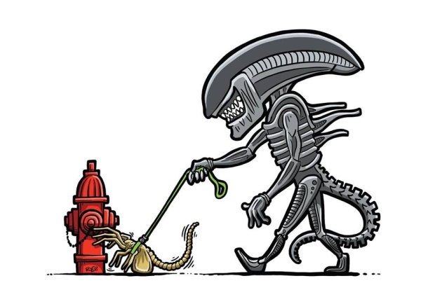 Чужой Ксеноморф и хищник