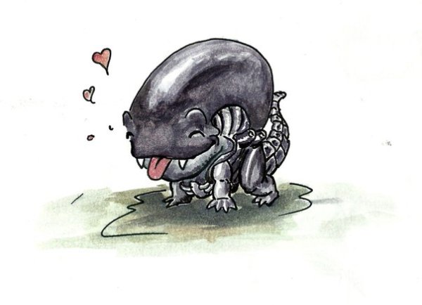 Чужой арт милый