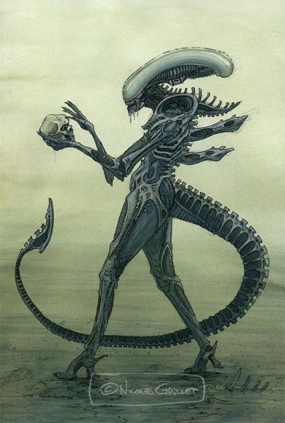 Чужой Ксеноморф лицехват