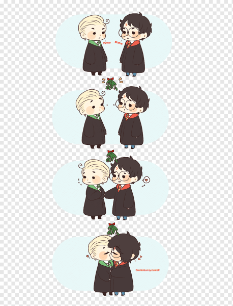 Милые арты Драко Малфой и Гарри Поттер