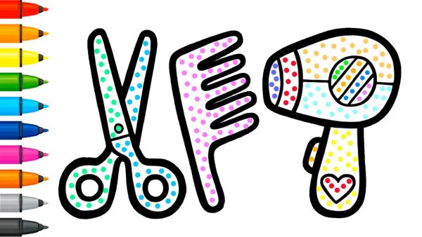 Расческа мульт поп арт