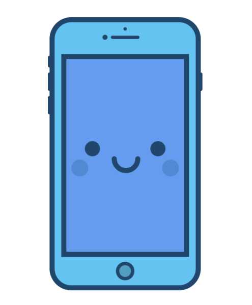 Смартфон раскраска с глазками