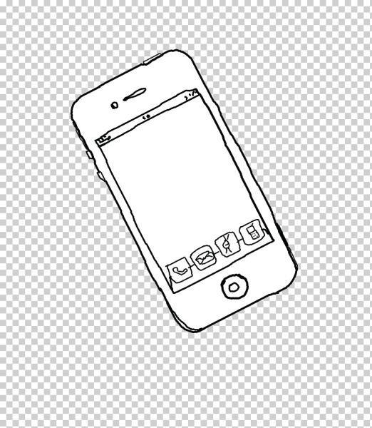 Смартфон схематично