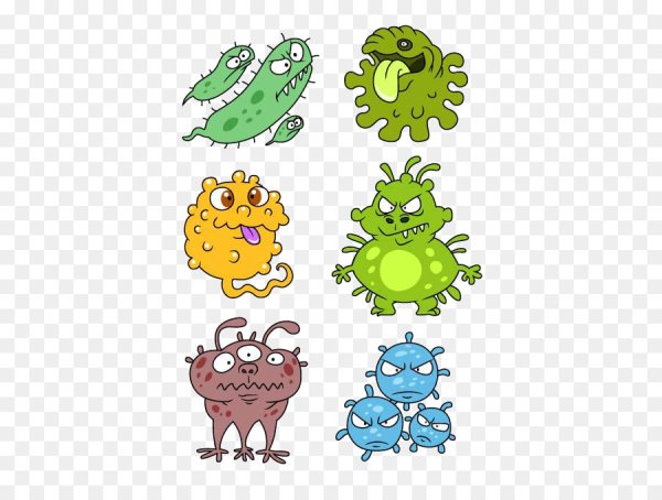 Микробы мультяшки