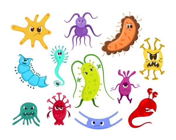 Рисование микробы