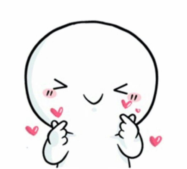 Милый Мем с сердечком