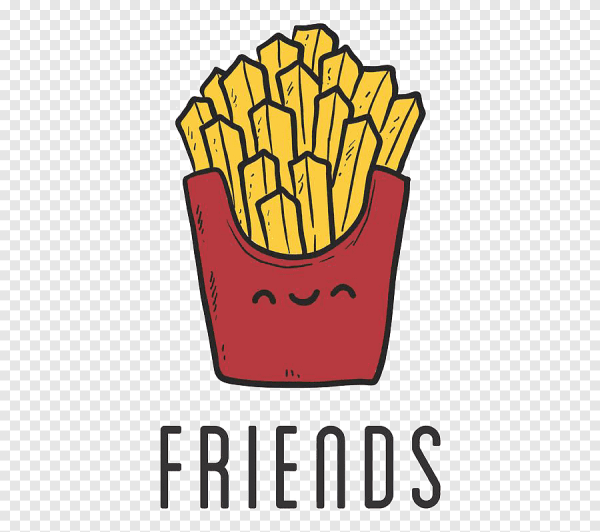 Картошка фри для срисовки