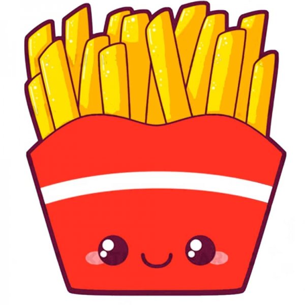 СКВИШИ из бумаги картошка фри