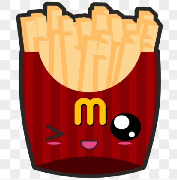 Кавайная картошка фри