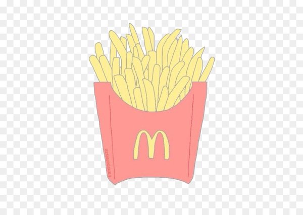 Зарисовка картошка фри