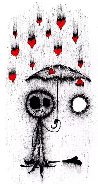 Грустные рисунки