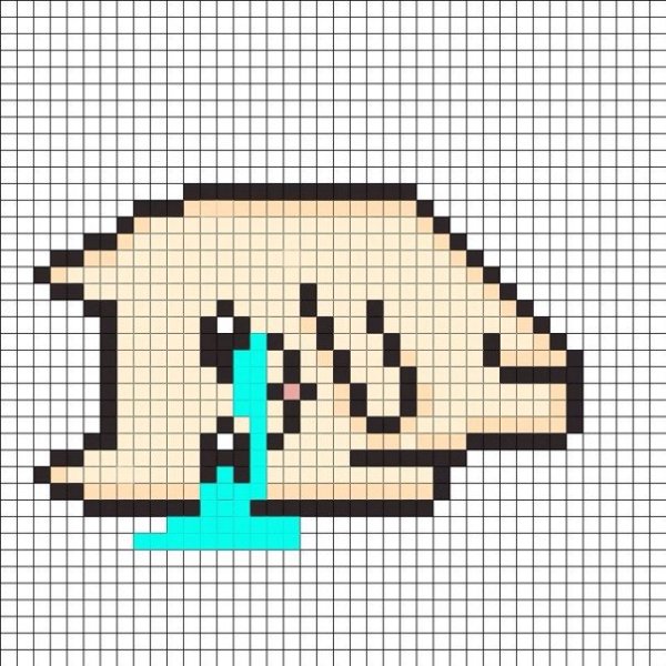 Рисунки по клеточкам милые красивые