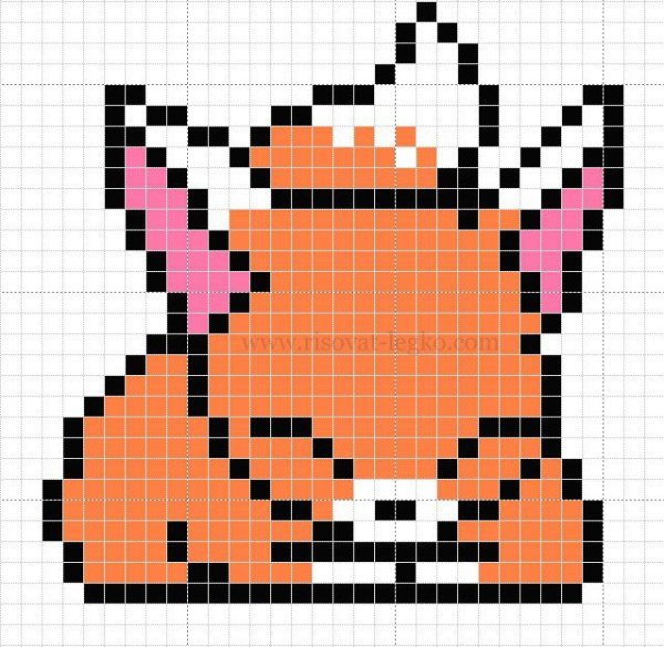 Рисунки по клеточкам