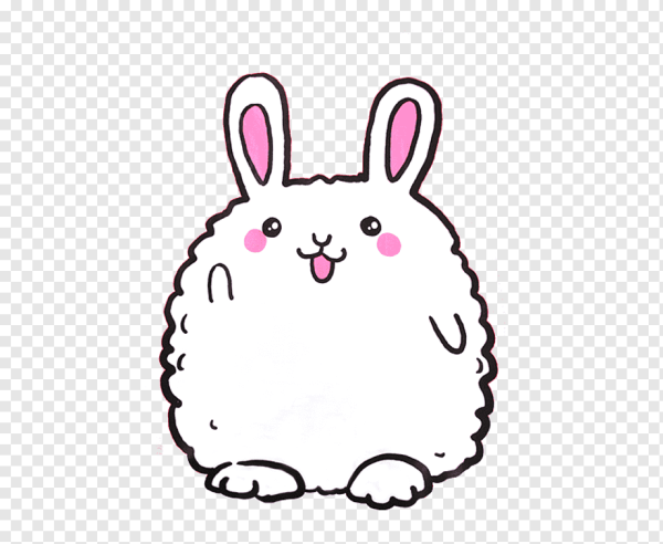Милые рисунки кролика мультяшного