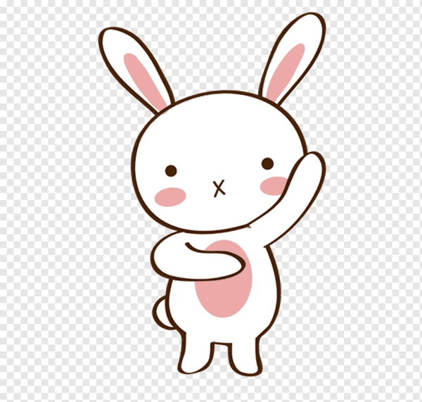 Милый зайчик мультяшный