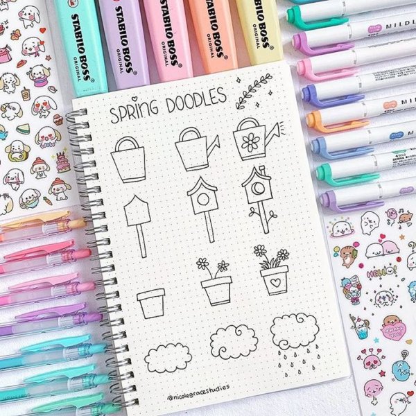 Небольшие рисунки для ежедневника