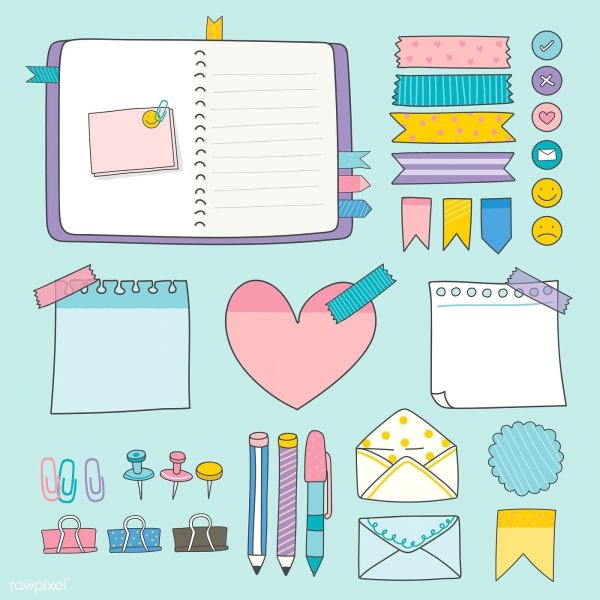 Рисуночки Bullet Journal