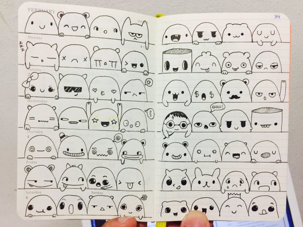 Bullet Journal дудлы